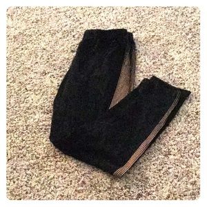 Epic Threds black with a golf stripe legging girls